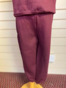 Maroon Tracksuit Bottoms